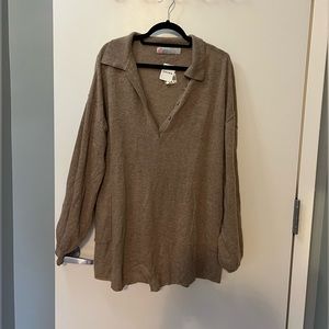 Free people the luxe picnic sweater romper